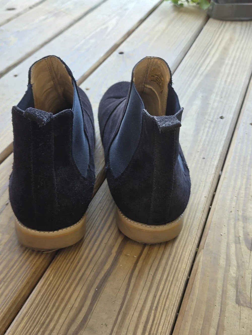 Steve Madden Men's Black Suede Chelsea Boots (Size 13)